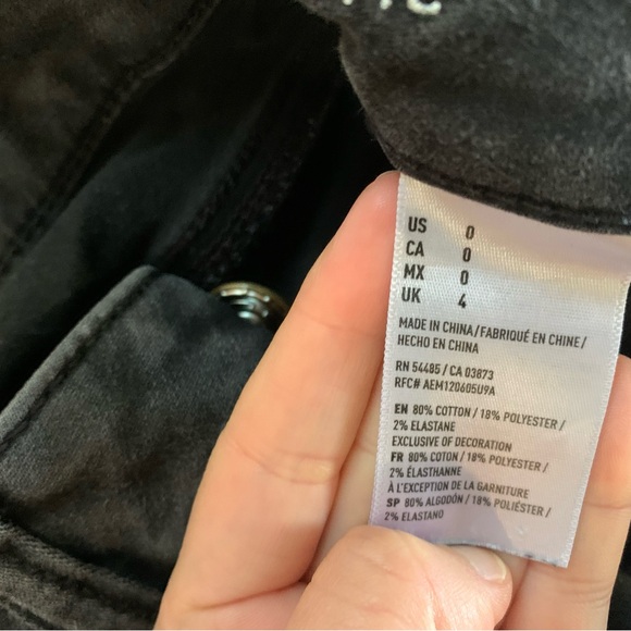 American Eagle Outfitters Men's Dark Gray Skinny Jeans - Picture 3 of 4